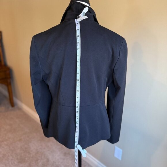 Tribal Suit Jacket Blazer double breasted black one button front embellishment - Picture 7 of 12